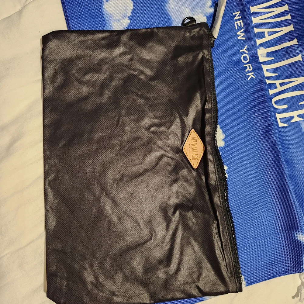 MZ WALLACE Metro Convertible Black Quilted Nylon Leather Trim Backpack - Picture 14 of 15